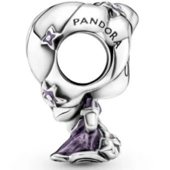 New Pandora Tangled Rapunzel Disney Enamel Charm Bead - Picture 3 of 3